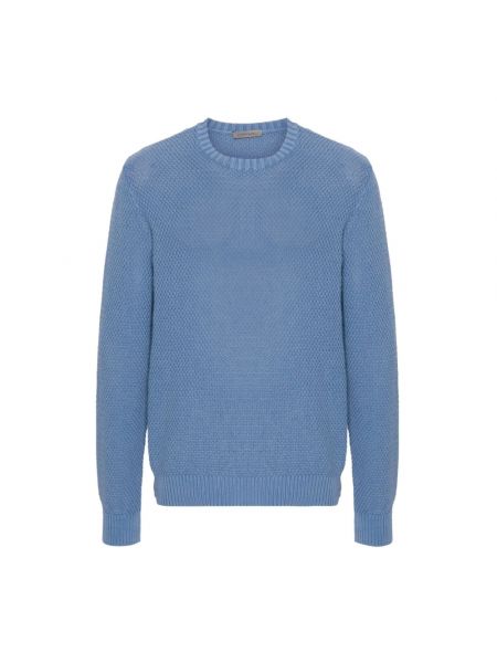 Sweter Corneliani niebieski