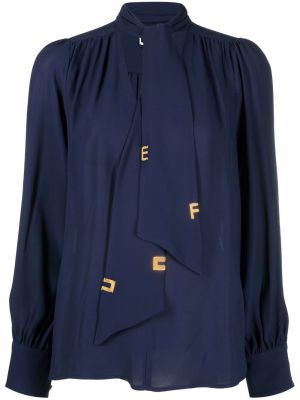 Bluse Elisabetta Franchi blå