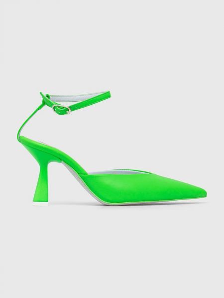 Pantofi cu toc cu toc Chiara Ferragni verde