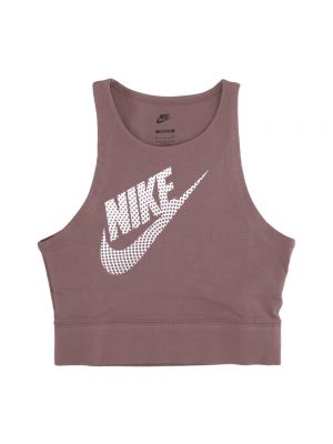 Tank top Nike brązowy
