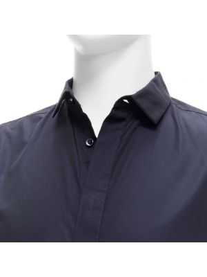 Camisa de algodón Valentino Vintage azul