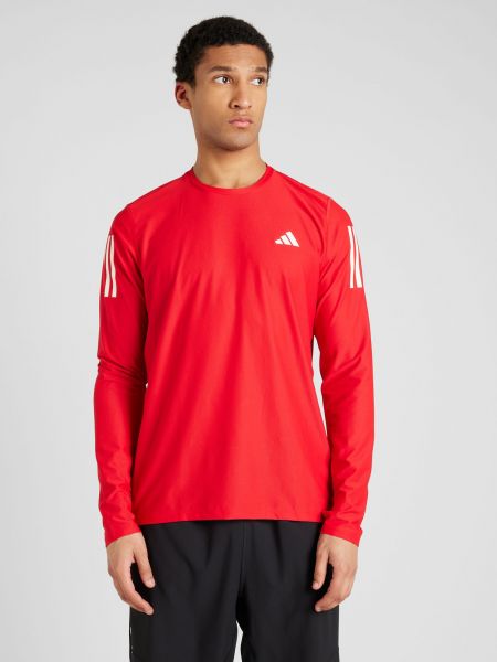 Tričko s dlhými rukávmi Adidas Performance červená
