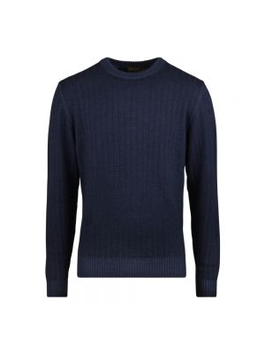 Sweter z wełny merino Stenströms niebieski