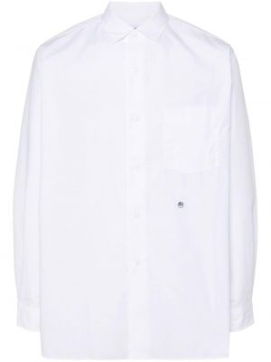 Camicia ricamata Nanamica bianco