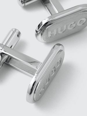 Manšetni gumbi z gumbi Hugo črna