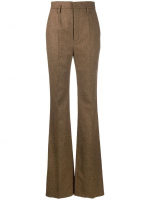 Villased sirged püksid Saint Laurent pruun