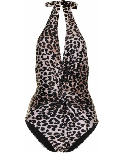Badeanzug mit print mit leopardenmuster Duskii braun