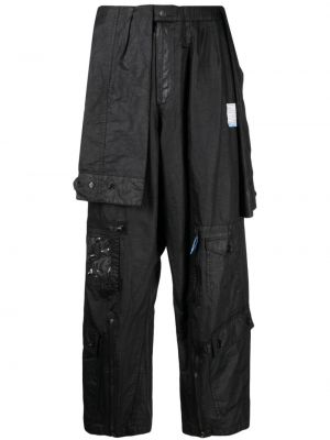 Pantaloni cargo cu croială lejeră Maison Mihara Yasuhiro negru