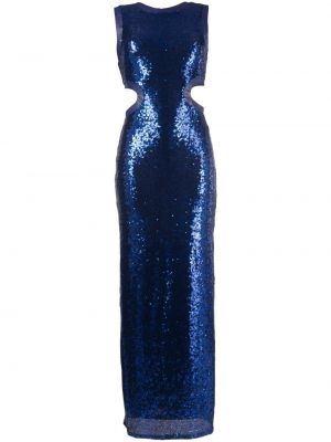 Вечерна рокля Staud синьо