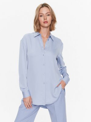 Relaxed риза Calvin Klein синьо