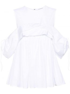 Βαμβακερή μπλούζα Cecilie Bahnsen λευκό