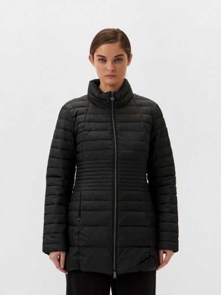 Утепленная демисезонная куртка Ea7 черная