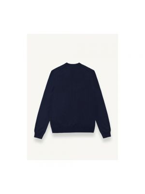 Jersey de lana de cachemir de tela jersey Colmar azul