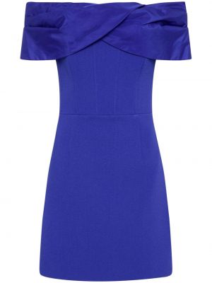 Krepové koktejlkové šaty Rebecca Vallance modrá