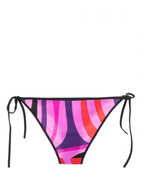 Bikini à imprimé Pucci violet