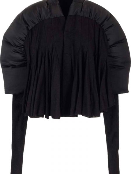 Укороченная куртка Rick Owens черная