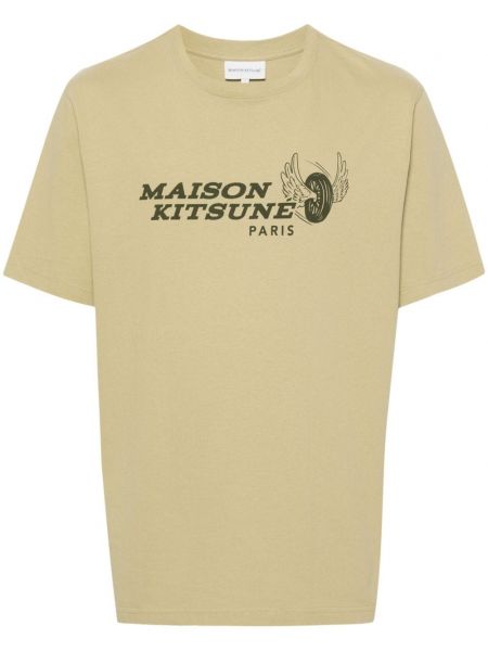 T-shirt Maison Kitsuné grøn