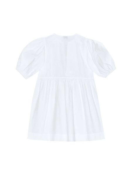 Mini vestido Ganni blanco