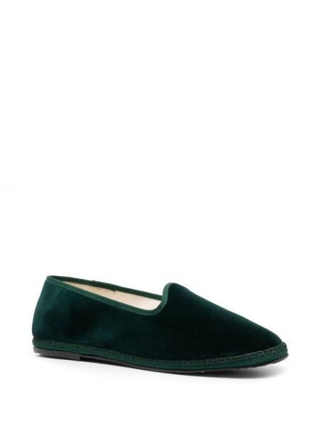 Slip-on loafer-kingad Scarosso roheline