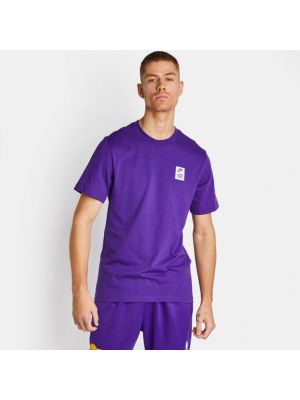 Chemise en coton en jersey Nike violet
