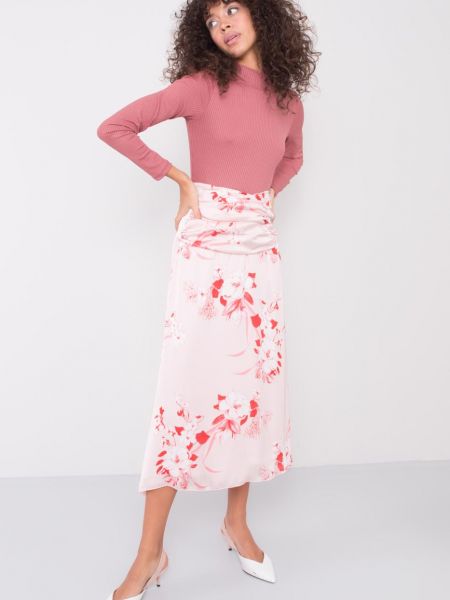 Suknja s cvjetnim printom Fashionhunters