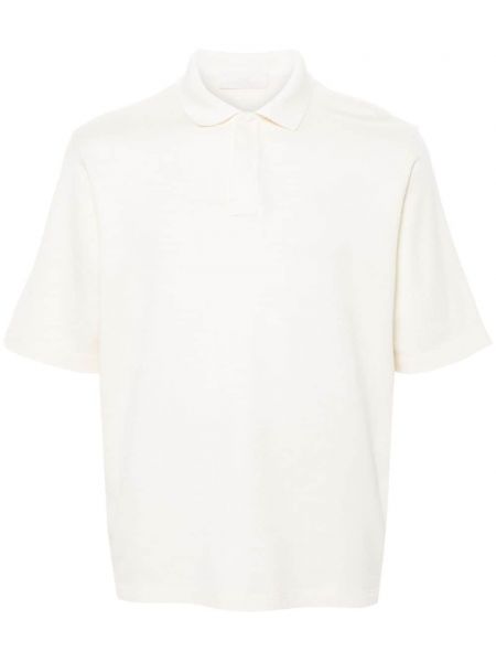Polo krekls ar apdruku Stone Island balts
