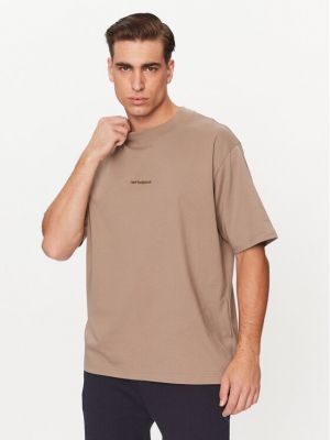 Marškinėliai New Balance ruda