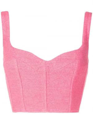 Tweed top Andrea Bogosian pink
