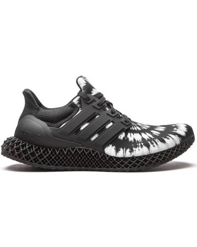 Zapatillas a rayas con plataforma con plataforma Adidas UltraBoost negro