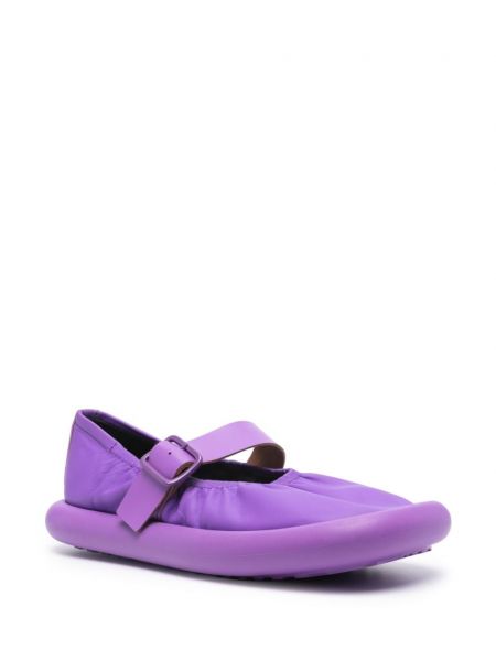 Dabīgās ādas sandales Camper violets