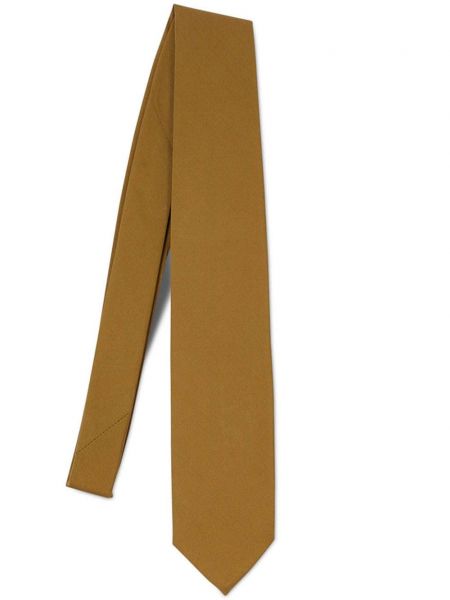 Krawat bawełniany Sandro żółty