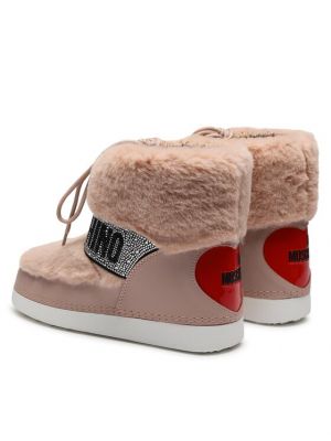 Sniego batai Love Moschino rožinė