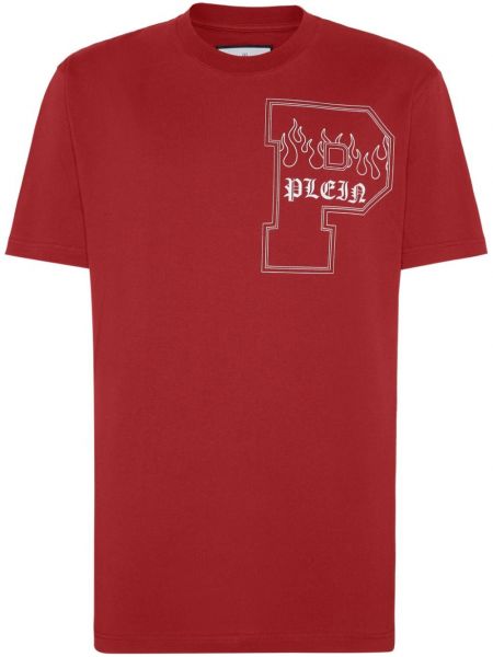 T-shirt mit print Philipp Plein rot