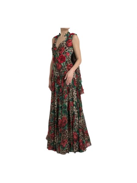 Vestido de noche de seda Dolce & Gabbana