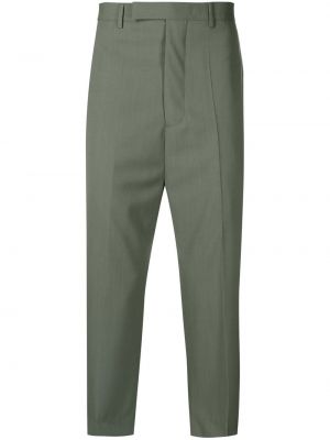 Панталон slim Rick Owens зелено