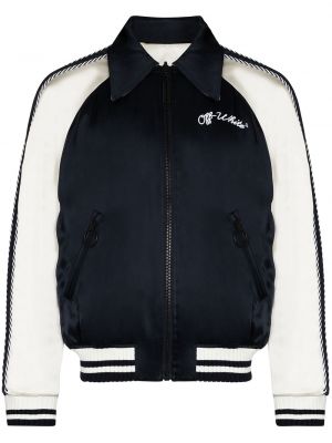 Brodert bomberjakke Off-white