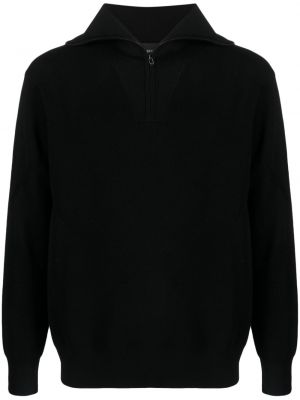 Вълнен пуловер Emporio Armani черно