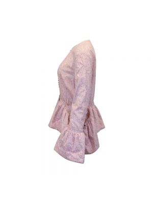 Bluzka z baskinką Loewe różowa
