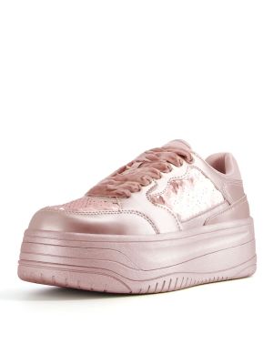 Sneakers Bershka rózsaszín