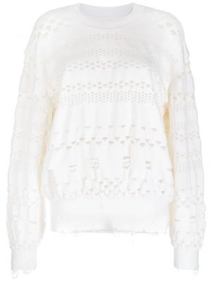 Пуловер Jnby бяло