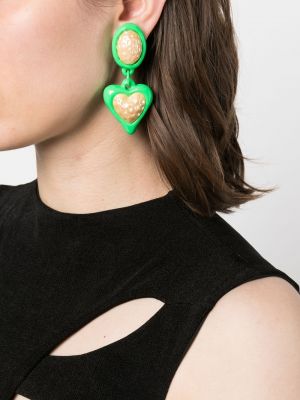 Boucles d'oreilles à boucle Julietta vert