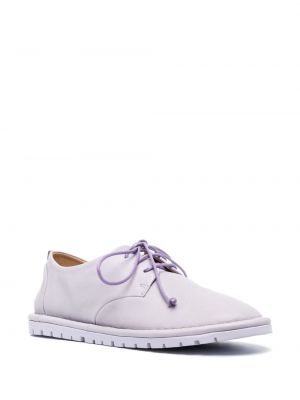 Nėriniuotos oksfordo batai su raišteliais Marsell violetinė