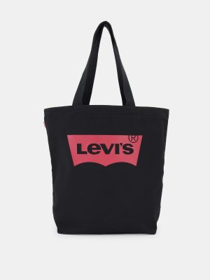 Bolso shopper de algodón Levi's negro