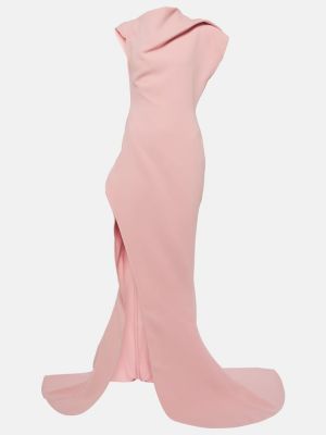 Hosszú ruha Maticevski rózsaszín
