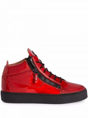 Snörning sneakers Giuseppe Zanotti röd