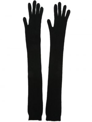 Rękawiczki Alberta Ferretti czarne