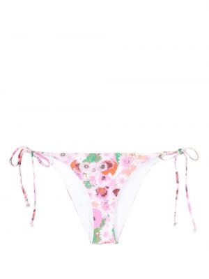 Bikini s cvetličnim vzorcem s potiskom Ganni