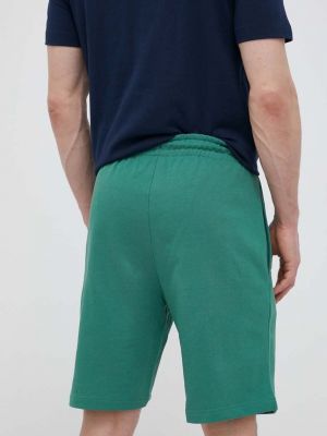 Меланжевые шорты Hummel зеленые