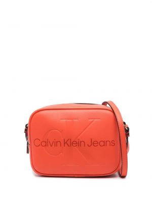Crossbody torbica Calvin Klein Jeans rdeča