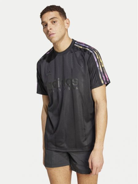 Αθλητική μπλούζα Adidas μαύρο